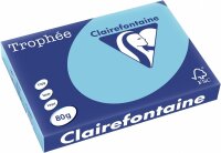 Clairefontaine 1889C Trophee Color Blau 80g/m² DIN-A3 - 500 Blatt