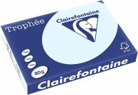 Clairefontaine Trophee Color 1881C Hellblau 80g/m²...
