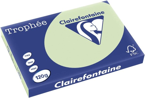 Clairefontaine Trophée Grün 120g/m² DIN-A3 - 250 Blatt