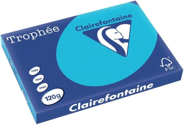 Clairefontaine Trophée Royalblau 120g/m² DIN-A3 - 250 Blatt