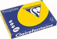 Clairefontaine Trophee Color 1110C Goldgelb 160g/m²...