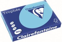 Clairefontaine Trophee Color Papier Blau 160g/m²...