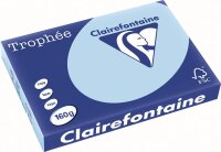 Clairefontaine Trophee Papier 1113C Eisblau 160g/m²...