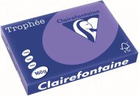 Clairefontaine Trophee Papier 1047C Violett 160g/m²...