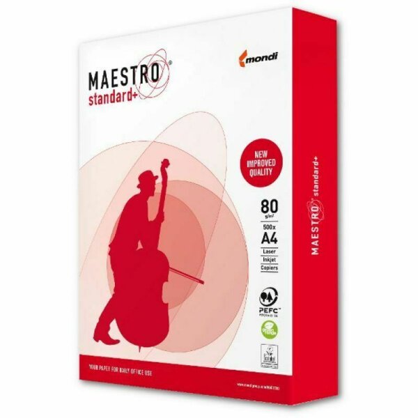 Maestro Standard+ 80g/m² DIN-A4 - 500 Blatt weiß