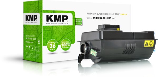 KMP K-T62 schwarz Tonerkartusche ersetzt Kyocera FS-4100D/FS-4100DN (TK-3110)