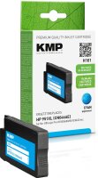 KMP H101 cyan Tintenpatrone kompatibel mit HP Officejet...