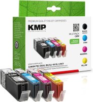 KMP Multipack C89V schwarz, cyan, magenta, gelb...
