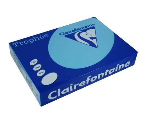 Clairefontaine Trophee Color Intensivblau 80g/m² DIN-A3 - 500 Blatt