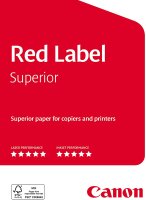 Canon Red Label Superior A4 80g/m² (Geschäftspapier, 500 Blatt FSC zertifiziert, alle Drucker, hochweiß)