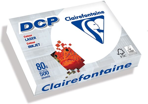 Clairefontaine DCP 1800C digital color printing 80g/m² DIN-A4 500 Blatt weiß