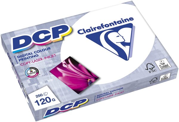 Clairefontaine DCP digital color printing 120g/m² DIN-A4 250 Blatt