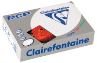 Clairefontaine 1858C Druckerpapier DCP Premium Kopierpapier für farbintensiven Bilderdruck, DIN A3, 29,7 x 42cm, 250g, 1 Ries mit 125 Blatt, Weiß