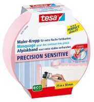GP: 0,18 EUR/m 4 x tesa Maler-Krepp Precision Sensitive 25 m x 38 mm