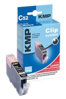 KMP Patrone C52 Clip System CLI-8BK Canon PIXMA...