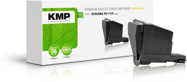 KMP K-T60 schwarz Tonerkartusche ersetzt Kyocera Ecosys FS-1041 (TK-1115)
