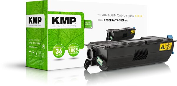 KMP K-T66 schwarz Tonerkartusche ersetzt Kyocera FS-2100D/FS-2100DN (TK-3100)