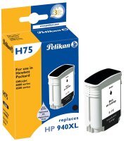 Pelikan Patrone H75 für HP 940XL bk OfficeJet 8000 etc. Black