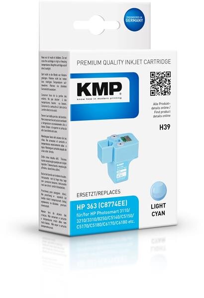 KMP Patrone H39 komp. C8774EE HP363 für HP Photosmart 8250 hell