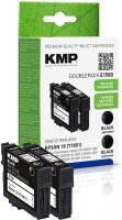 KMP Doublepack E158V schwarz Tintenpatrone ersetzt Epson...