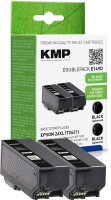 KMP Doublepack E149D schwarz Tintenpatrone ersetzt Epson...