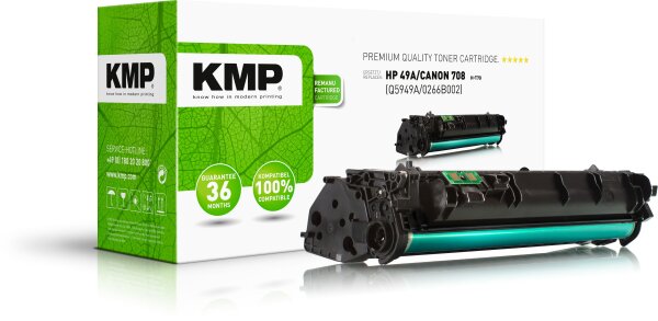 KMP H-T70 schwarz Tonerkartusche ersetzt HP LaserJet HP 49A (Q5949A)
