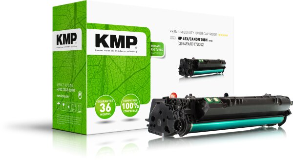 KMP H-T80 schwarz Tonerkartusche ersetzt HP LaserJet HP 49X (Q5949X)