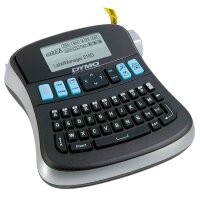DYMO LabelManager 210D+ Professionelles Beschriftungsgerät, QWERTZ-Tastatur, Silber/grau