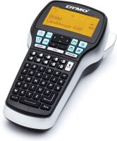 DYMO LabelManager 420P Hochleistungs Beschriftungsgerät im Koffer | Tragbares Etikettiergerät mit ABC Tastatur | mit extra Rollen DYMO D1-Beschriftungsband | mit PC- oder Mac-Schnittstelle