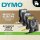 DYMO Original D1-Etikettenband | schwarz auf grün | 19 mm x 7 m | selbstklebendes Schriftband | für LabelManager-Beschriftungsgerät