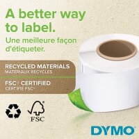 DYMO LW-Mehrzwecketiketten/-Rücksendeetikette | 19 mm x 51 mm | Rolle mit 500 leicht ablösbaren Etikettenband | selbstklebend | für LabelWriter-Beschriftungsgeräte | authentisches Produkt