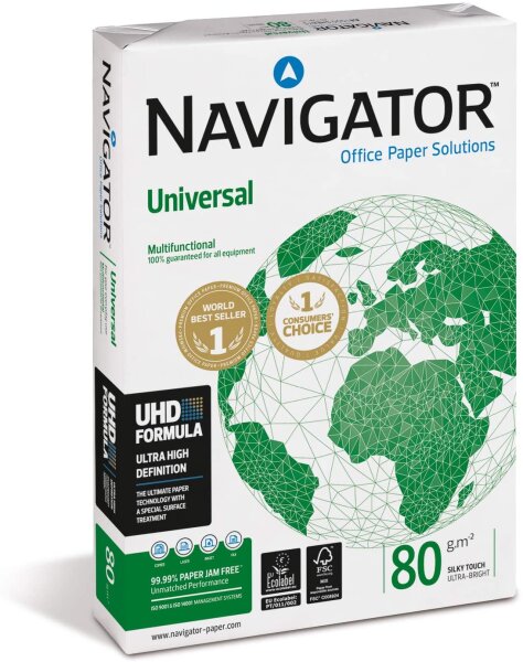 Navigator Universal Kopierpapier 80g/m² DIN-A3 - 500 Blatt weiß