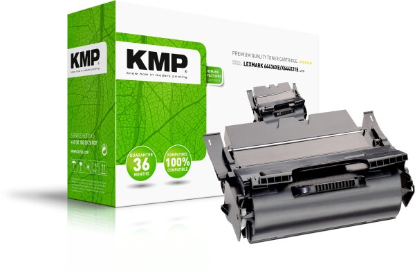KMP L-T71 schwarz Tonerkartusche ersetzt Lexmark T640/642/644 (64036XE, X644H21E)