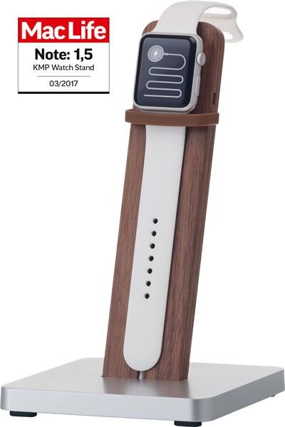 KMP Smartwatch Ständer für Apple Watch Walnuss / walnut