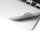 KMP Schutzfolie für Apple 13 Zoll MacBook Pro silber / silver