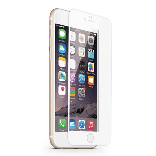 KMP Schutzglas für Apple iPhone 6, 6s weiß / white