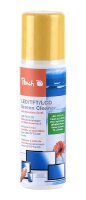 Peach PA104 Bildschirmreinigungsspray | Reinigungsspray + Mikrofasertuch | 250 ml | wirkt antistatisch