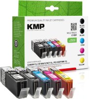 KMP Multipack C100V schwarz, cyan, magenta, gelb...