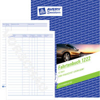 Avery Zweckform® 1222 Fahrtenbuch, DIN A5,...