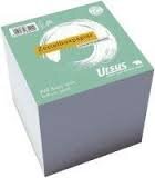 Ursus Basic Würfelblock - 700 Blatt, Glatt weiß, 70g. 9x9x9cm