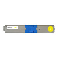 SAD Premium Toner kompatibel mit Oki 44469722 zu Oki C 310DN etc. yellow