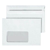 BONG Briefumschläge DIN C6 mit Fenster weiß...