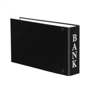 Veloflex® Bankordner BANK - Rückenbreite 45 mm, Füllhöhe 30 mm, schwarz