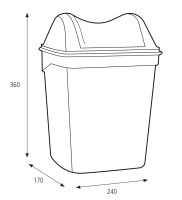 Katrin Inclusive Damenhygiene Abfallbehälter 8 Liter...