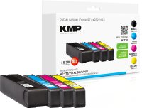 KMP Multipack H117V schwarz, cyan, magenta, gelb...