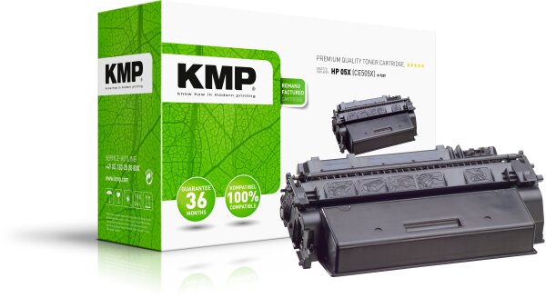 KMP H-T237 schwarz Tonerkartusche ersetzt HP LaserJet HP 05XA (CE505X)