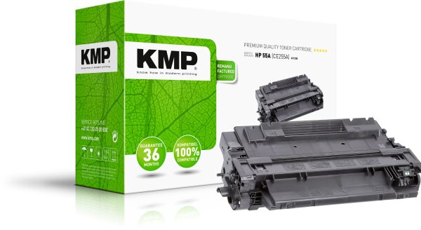 KMP H-T230 schwarz Tonerkartusche ersetzt HP LaserJet HP 55A (CE255A)