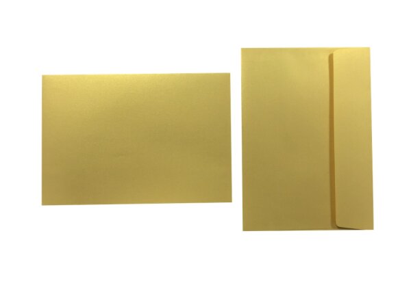 Inapa Shyne Umschläge C5 Golden Yellow 120g/m² 100 Stück