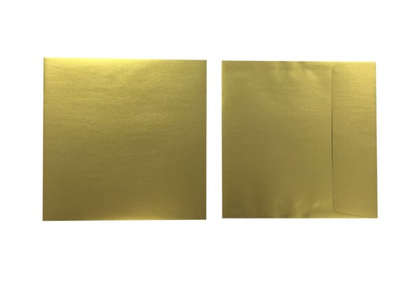 Inapa Shyne Umschläge Quadro True Gold 120g/m² 100 Stück