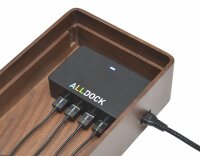 All-Dock 080656 Ladekabel - Micro USB auf USB - 0,35 M - Schwarz